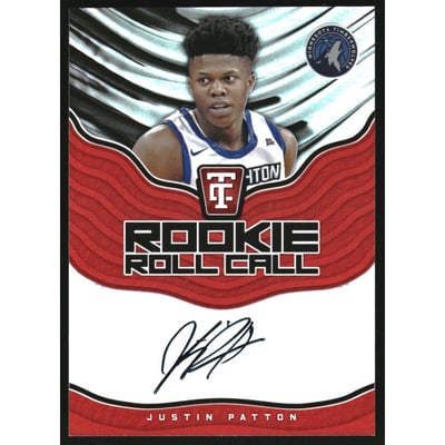 2017-18 Totally Certified Rookie Roll Call Autographs #16 Justin Patton