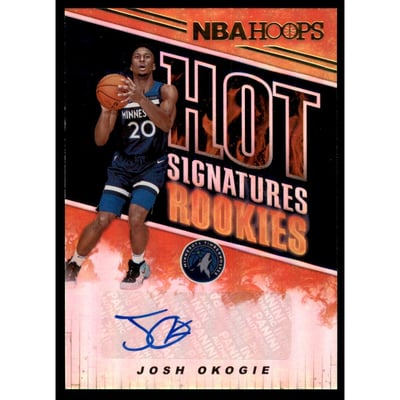 2018-19 Hoops Hot Signatures Rookies #20 Josh Okogie