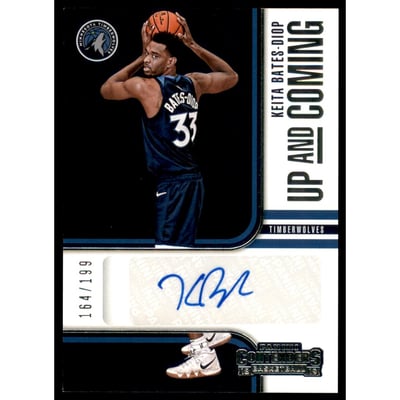 2018-19 Panini Contenders Up and Coming Contenders Autographs #7 Keita Bates-Diop