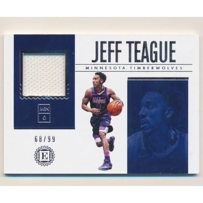 2018-19 Panini Encased Materials #17 Jeff Teague