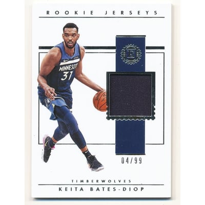 2018-19 Panini Encased Rookie Jerseys #16 Keita Bates-Diop