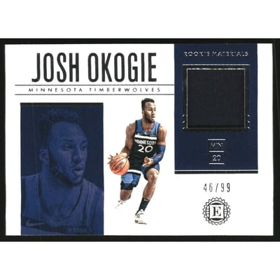 2018-19 Panini Encased Rookie Materials #15 Josh Okogie