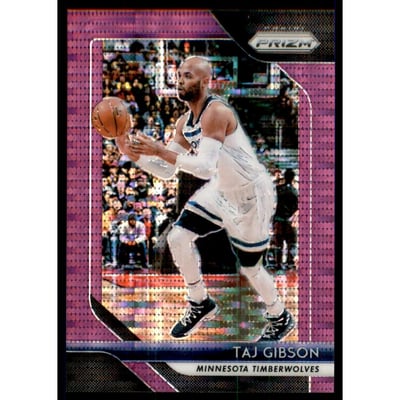 2018-19 Panini Prizm Prizms Purple Pulsar #97 Taj Gibson
