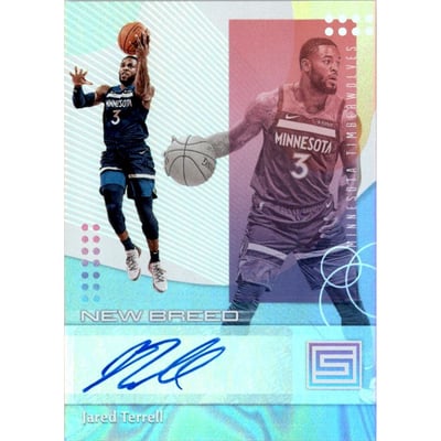 2018-19 Panini Status New Breed Autographs #13 Jared Terrell