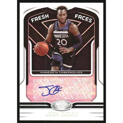 2019-20 Certified Fresh Faces Signatures #8 Josh Okogie