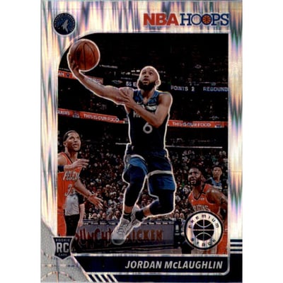 2019-20 Hoops Premium Stock Prizms Flash #255 Jordan McLaughlin