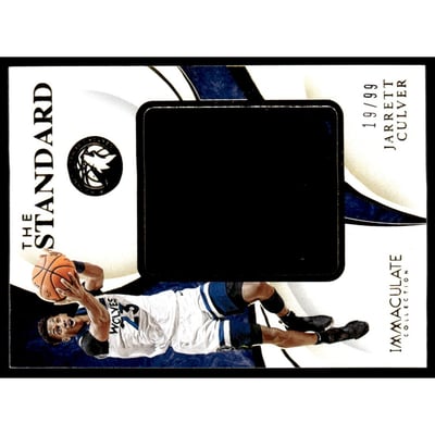 2019-20 Immaculate Collection The Standard Relics #65 Jarrett Culver/99