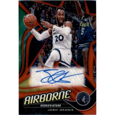 2019-20 Panini Chronicles Airborne Signatures Red #32 Josh Okogie