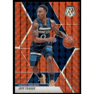 2019-20 Panini Mosaic Mosaic Choice Red Fusion #93 Jeff Teague