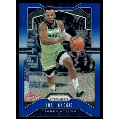 2019-20 Panini Prizm Prizms Blue #163 Josh Okogie
