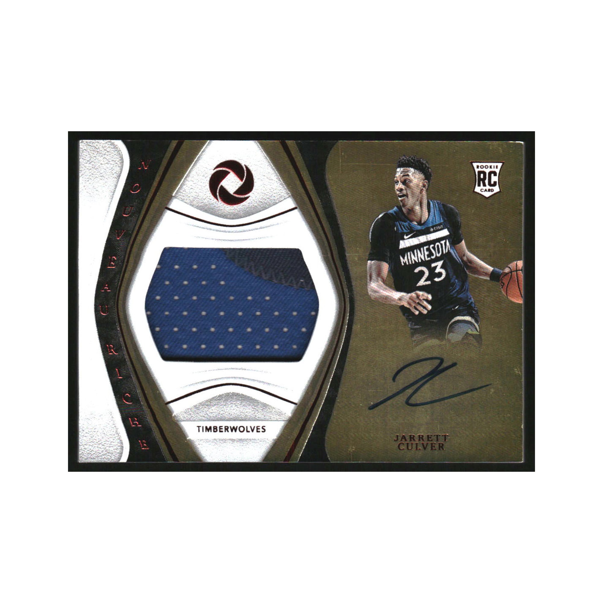 2019 Opulence Nouveau Riche Patch Auto Jersey Number Jarrett 