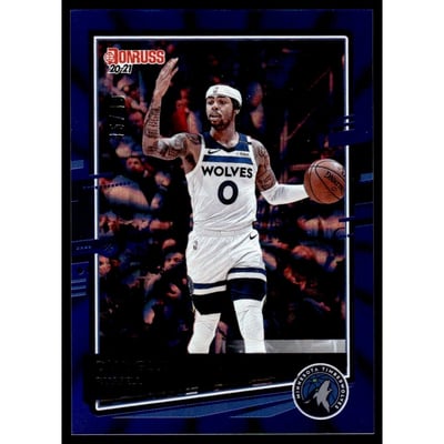 2020-21 Donruss Holo Blue Laser #101 D'Angelo Russell