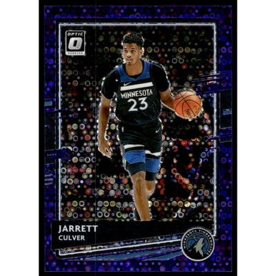 2020-21 Donruss Optic Fast Break Purple #150 Jarrett Culver