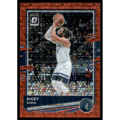 2020-21 Donruss Optic Fast Break Red #138 Ricky Rubio