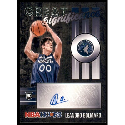 2020-21 Hoops Great SIGnificance #72 Leandro Bolmaro