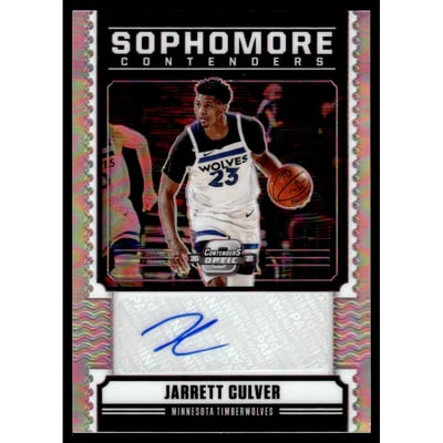 2020-21 Panini Contenders Optic Sophomore Contenders Autographs #1 Jarrett Culver/149