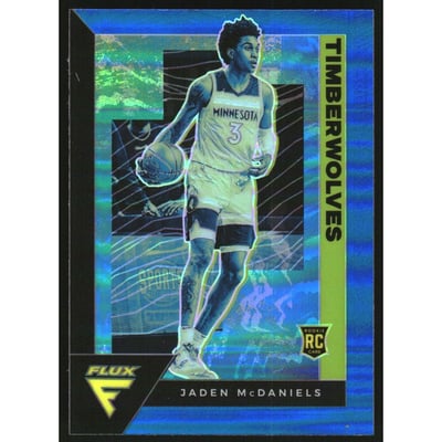 2020-21 Panini Flux Light Blue #232 Jaden McDaniels