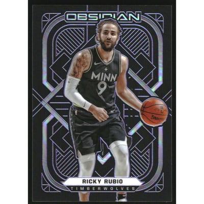 2020-21 Panini Obsidian Electric Etch Purple #149 Ricky Rubio/99