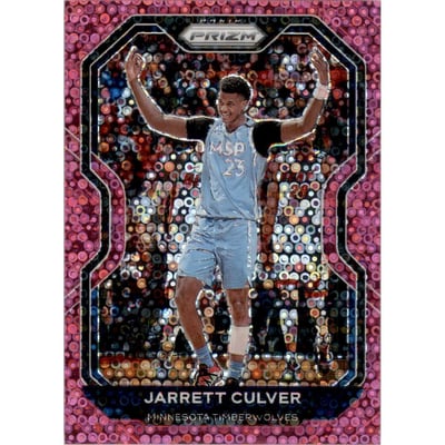 2020-21 Panini Prizm Prizms Fast Break Pink #238 Jarrett Culver
