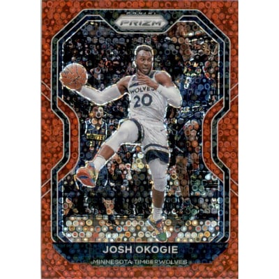 2020-21 Panini Prizm Prizms Fast Break Red #155 Josh Okogie