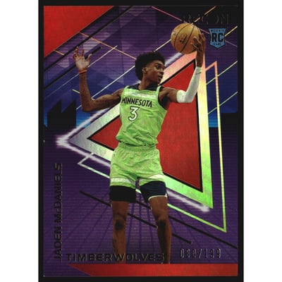 2020-21 Panini Recon Holo Red #43 Jaden McDaniels