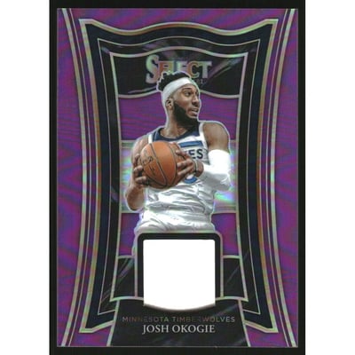 2020-21 Select Selective Swatches Prizms Purple #27 Josh Okogie/99