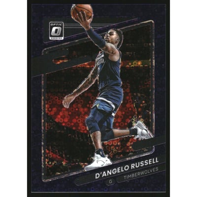 2021-22 Donruss Optic Fast Break Purple #56 D'Angelo Russell