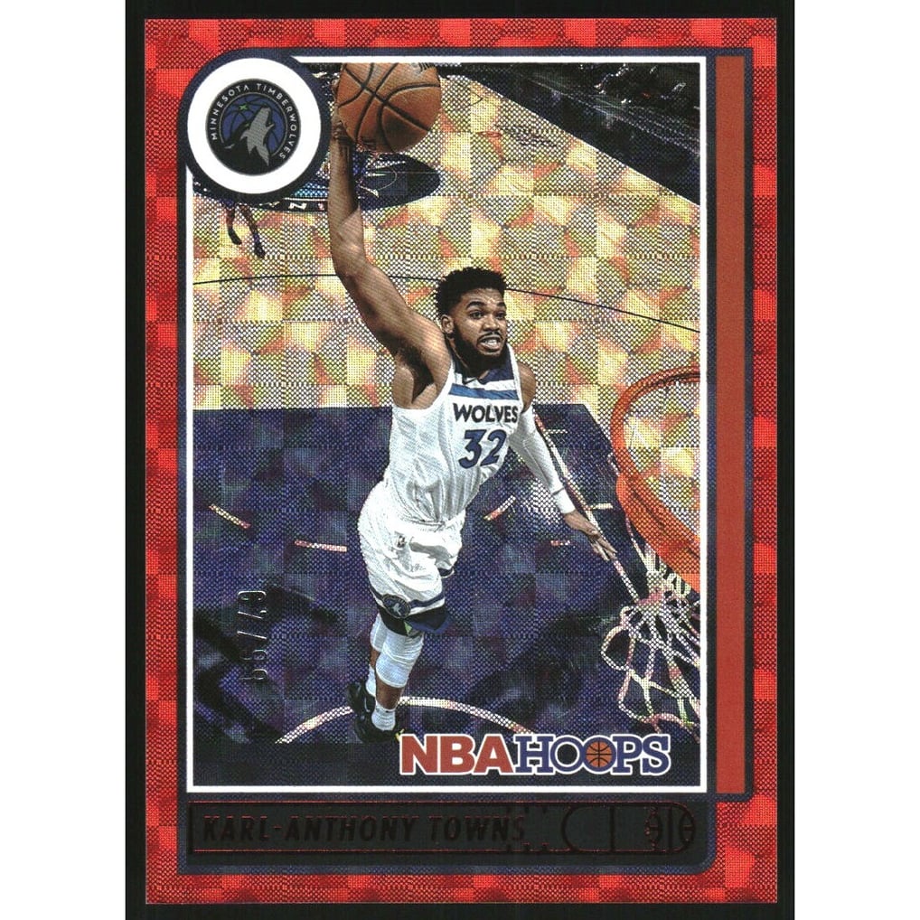2021-22 Hoops Hyper Red #141 Karl-Anthony Towns