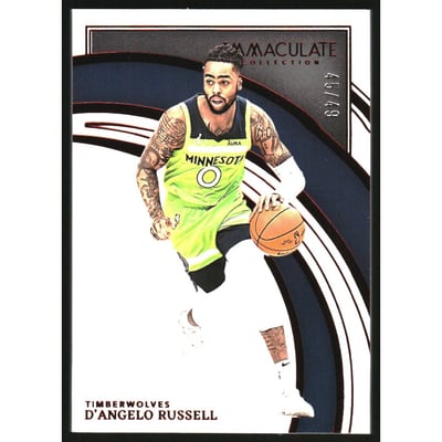 2021-22 Immaculate Collection Red #27 D'Angelo Russell