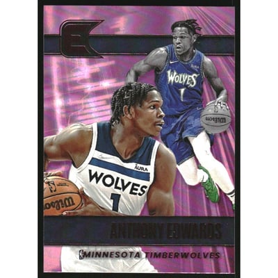 2021-22 Panini Chronicles Pink #307 Anthony Edwards/Essentials