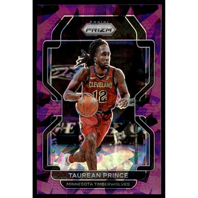 2021-22 Panini Prizm Prizms Purple Ice #159 Taurean Prince