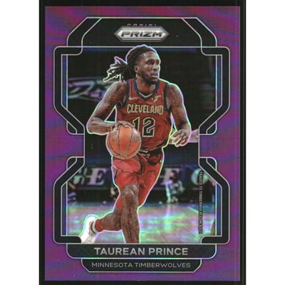2021-22 Panini Prizm Prizms Purple #159 Taurean Prince