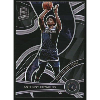 2021-22 Panini Spectra Silver #162 Anthony Edwards SD