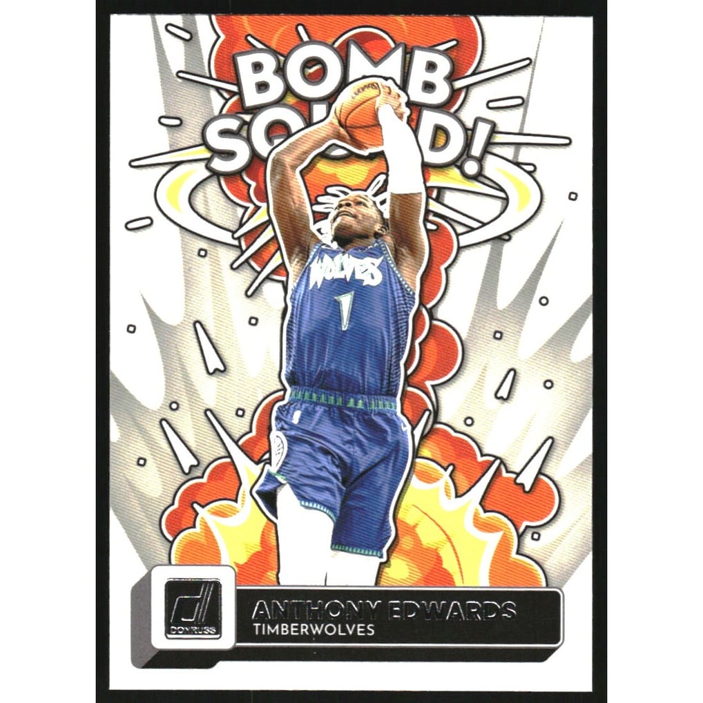 2022-23 Donruss Bomb Squad #1 Anthony Edwards