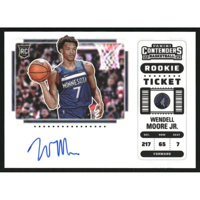 2022-23 Panini Contenders Variations Premium #103 Wendell Moore Jr.