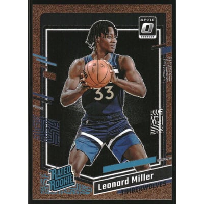2023-24 Donruss Optic Copper Glitter #234 Leonard Miller RR