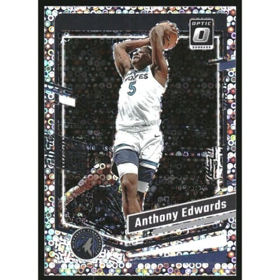 2023-24 Donruss Optic Fast Break Holo #59 Anthony Edwards