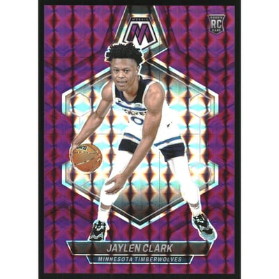 2023-24 Panini Mosaic Mosaic Purple #208 Jaylen Clark