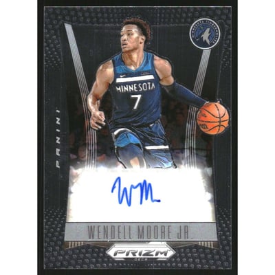 2023-24 Panini Prizm Deca Signatures #31 Wendell Moore Jr.