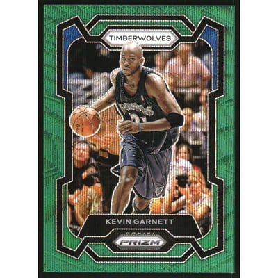 2023-24 Panini Prizm Prizms Green Wave #183 Kevin Garnett