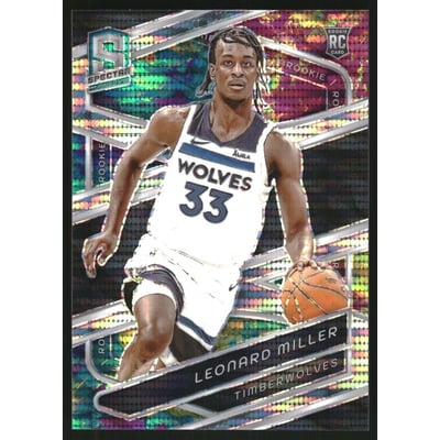 2023-24 Panini Spectra Celestial #136 Leonard Miller/125