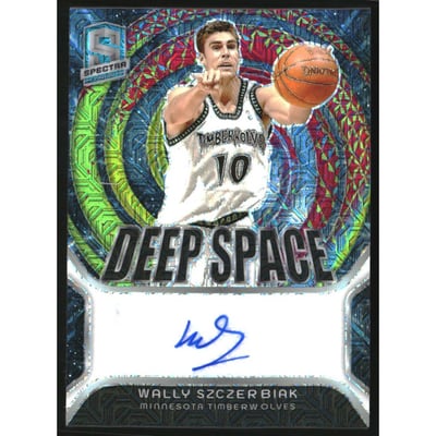 2023-24 Panini Spectra Deep Space Signatures Meta #33 Wally Szczerbiak