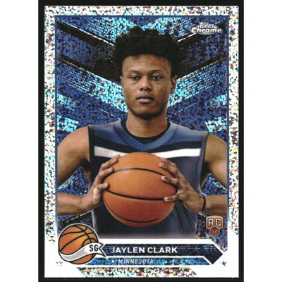 2023-24 Topps Chrome Speckle Refractors #49 Jaylen Clark