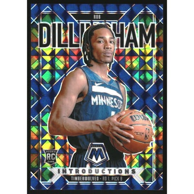 2024-25 Panini Mosaic Introductions Mosaic Blue #12 Rob Dillingham