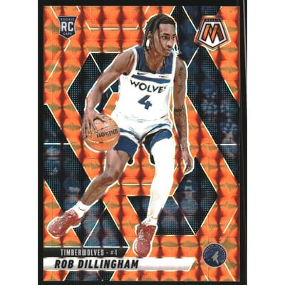 2024-25 Panini Mosaic Mosaic Orange #218 Rob Dillingham