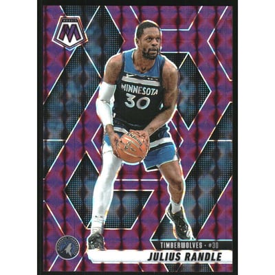 2024-25 Panini Mosaic Mosaic Purple #107 Julius Randle