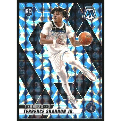 2024-25 Panini Mosaic Mosaic Reactive Blue #205 Terrence Shannon Jr.