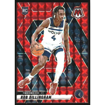 2024-25 Panini Mosaic Mosaic Red #218 Rob Dillingham