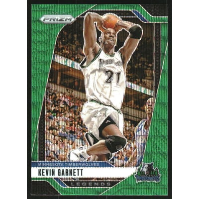 2024-25 Panini Prizm Prizms Green Wave #283 Kevin Garnett
