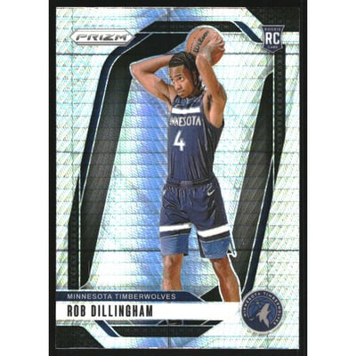 2024-25 Panini Prizm Prizms Hyper #250 Rob Dillingham